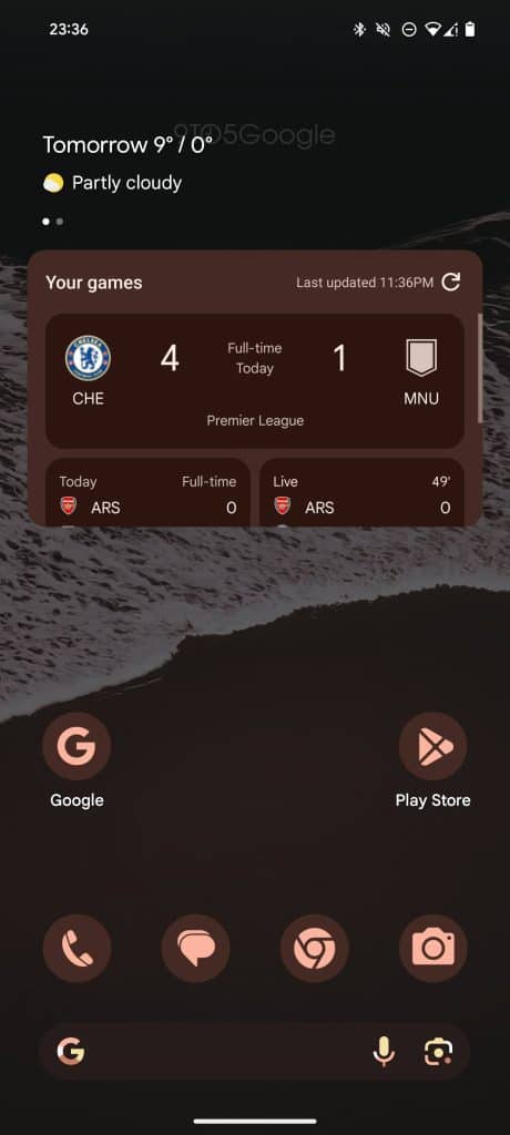 Entwicklung von Sport-Widgets für die Google-App 3