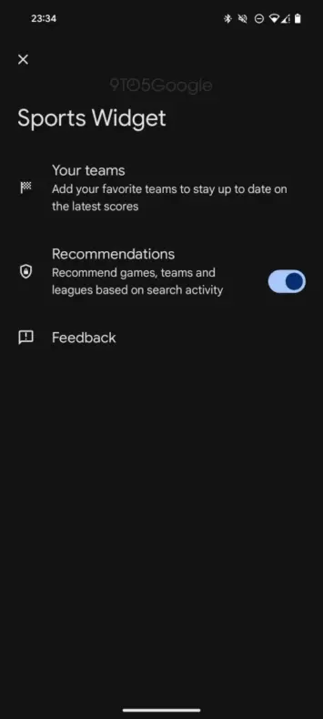 Entwicklung von Sport-Widgets für die Google-App 6