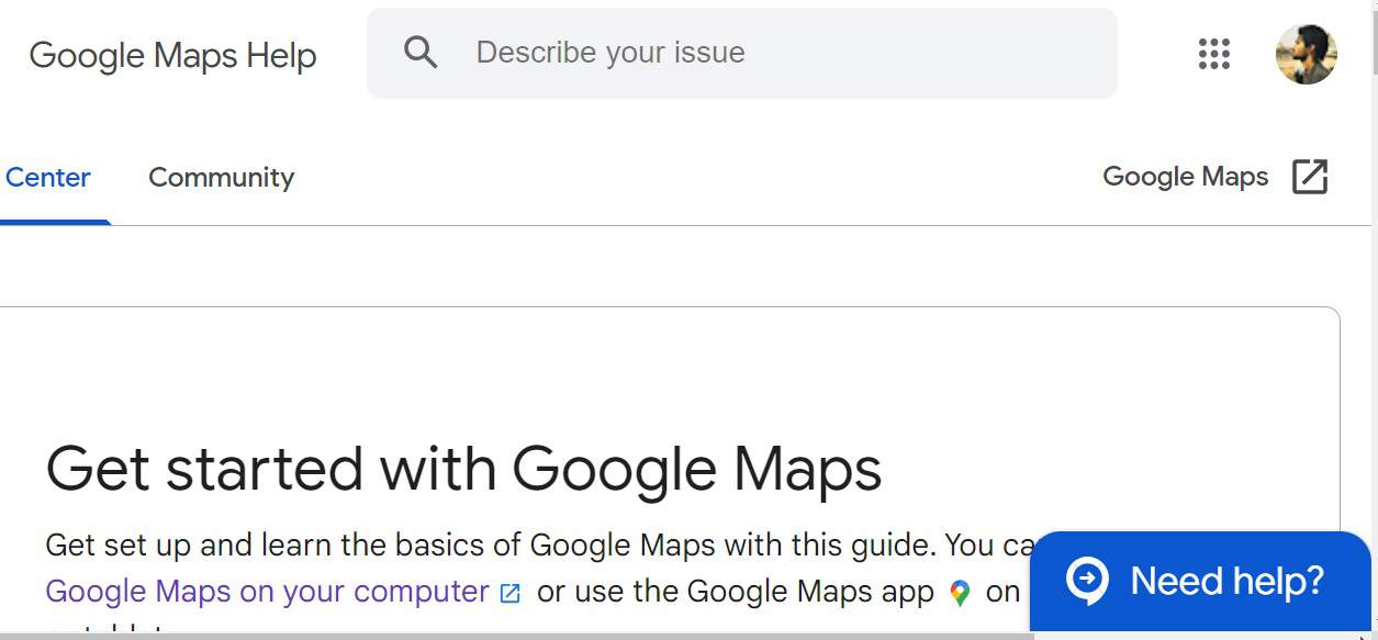 Google Maps braucht Hilfe