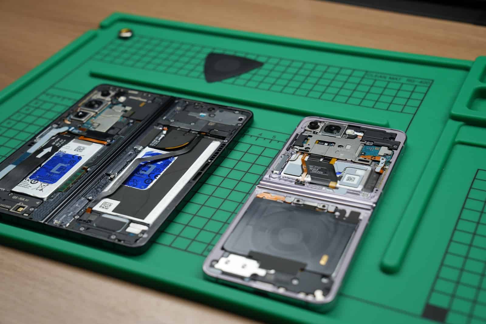 Samsung Galaxy Z Fold 5 Flip 5 faltbare Geräte selbst reparieren 2