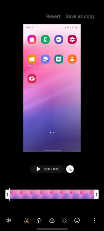 Galaxy A53 Bildschirmaufnahme 10