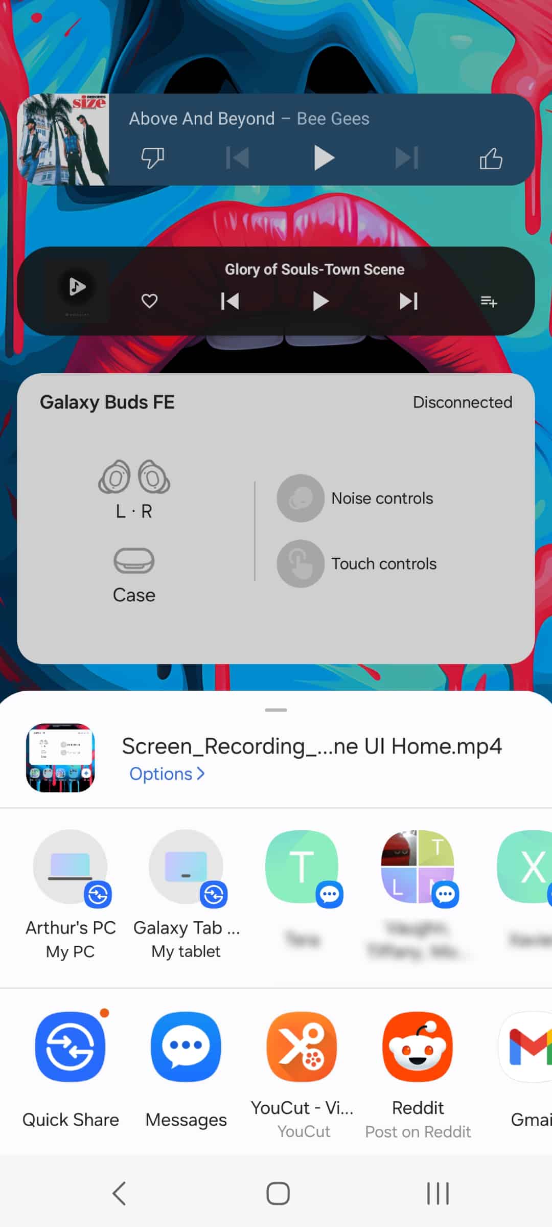 One UI Screen Record 2