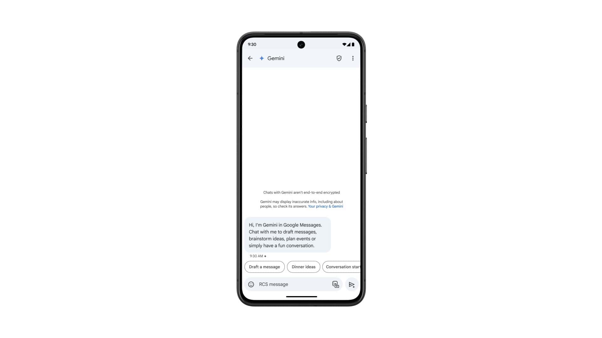 Google Gemini Messages-App