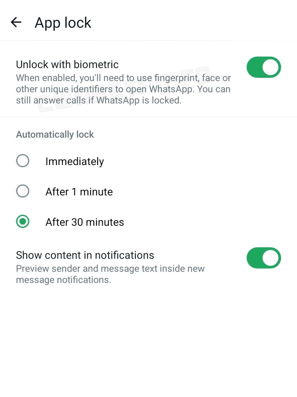 Authentifizierungsfunktionen in der Whatsapp-Beta