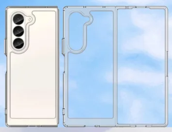 Durchgesickertes Gehäuse-Renderdesign 2 für Samsung Galaxy Z Fold 6