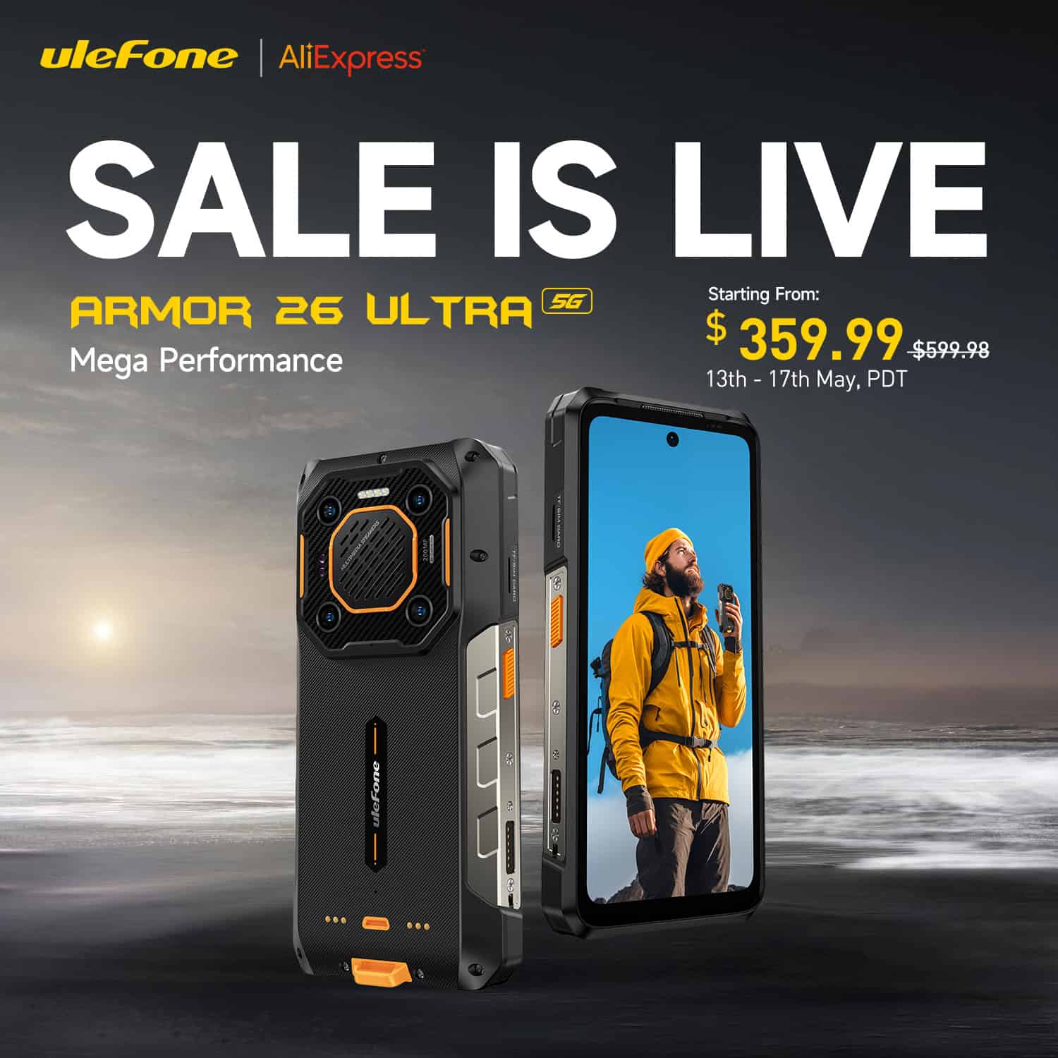 Ulefone Armor 26 Ultra-Verkauf live