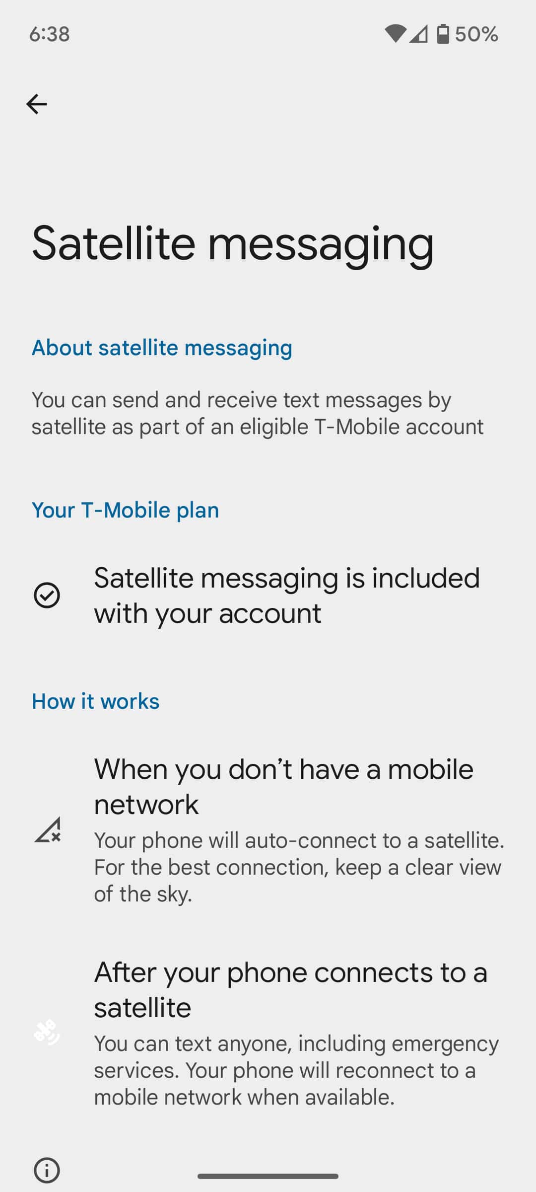 T Mobile-Satellitennachrichten