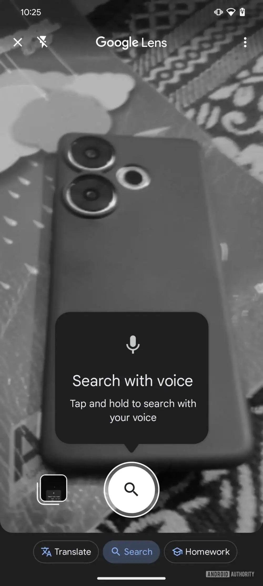 Google Lens Voice Search – Hinzugefügter Kontext