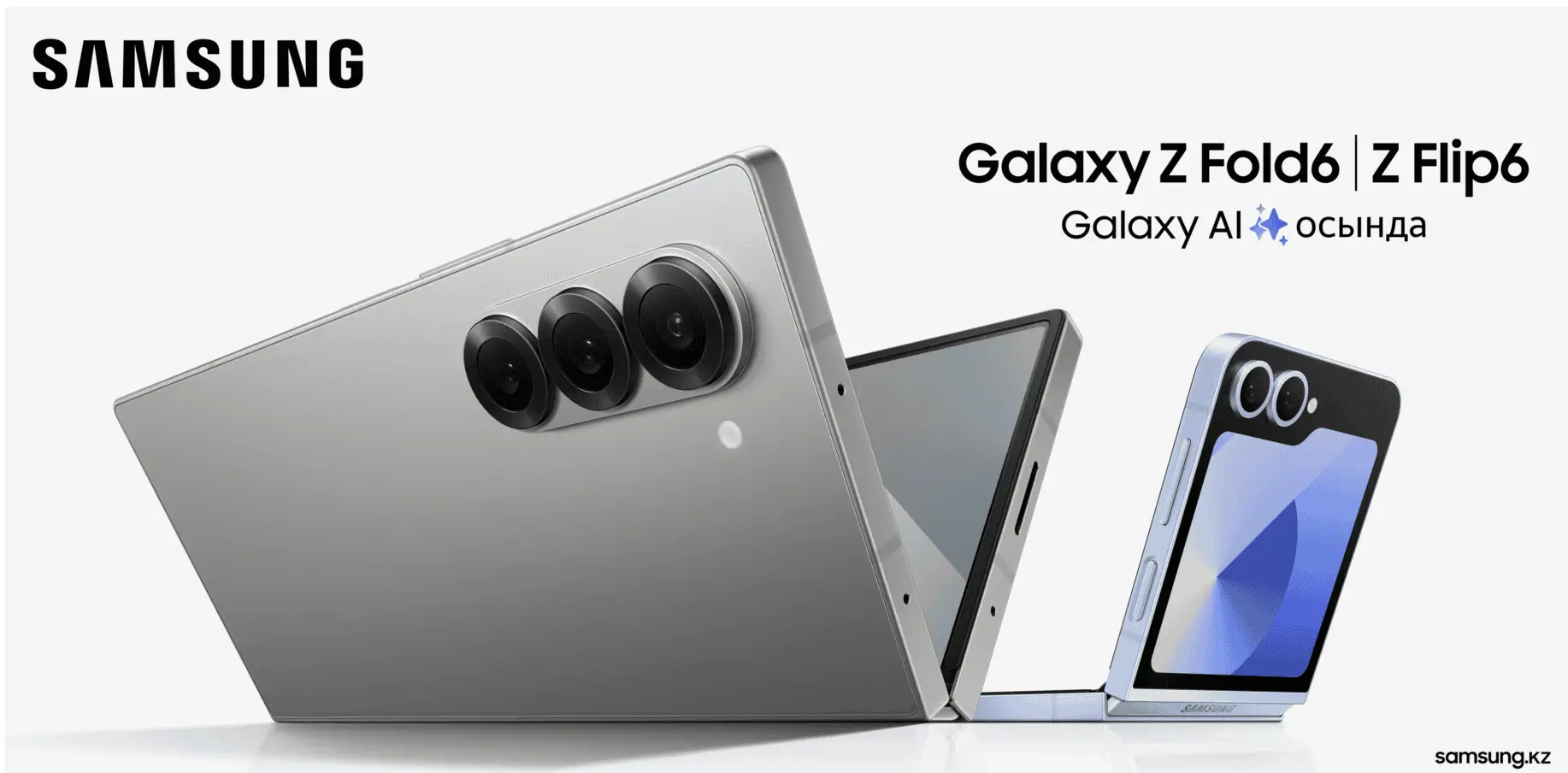 Samsung Galaxy Z Fold 6 und Flip 6: Offizieller Marketing-Bild-Unfall